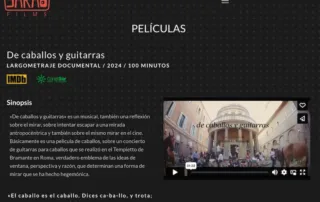 Documental De caballos y guitarras de Pedro G. Romero