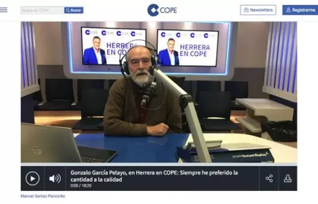 Entrevista Gonzalo Gª Pelayo en la COPE de Carlos Herrera