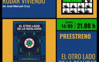 Cine y literatura con Gonzalo García-Pelayo 10 Cartel de prsentación del evento de cine y literatura