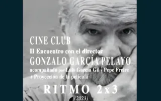 Vamos a dar el primer pase en pantalla grande de "Ritmo 2x3" 9 Ritmo 2x3 de Gonzalo García-Pelayo