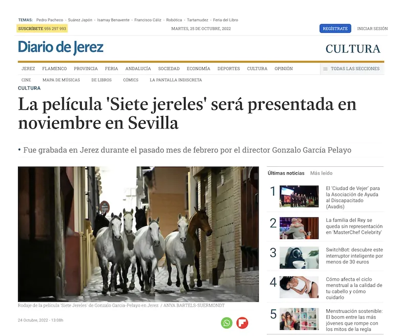 Diario de Jerez noticia sobre Siete Jereles