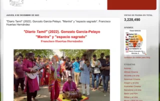 "Diario Tamil" (2022). Gonzalo García-Pelayo "Mantra" y "espacio sagrado"  3 Diario tamil de Gonzalo García-Pelayo 2022