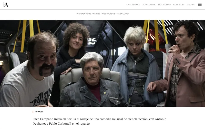 Paco Campano director de la película "Cuántica rave"